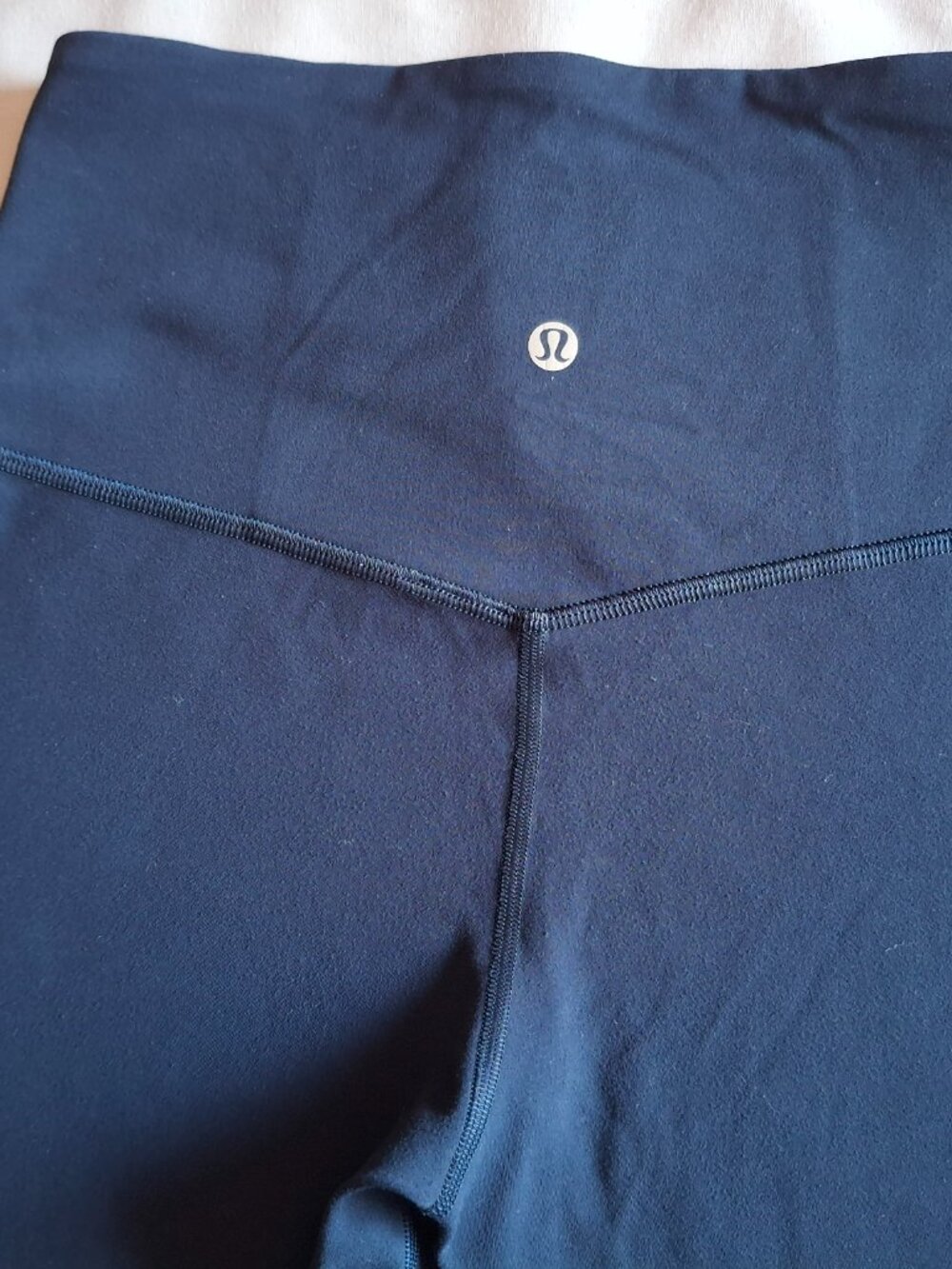 Lululemon Groove Super High-Rise Flared Navy Blue Pants | Size 6 - Picture 11 of 11